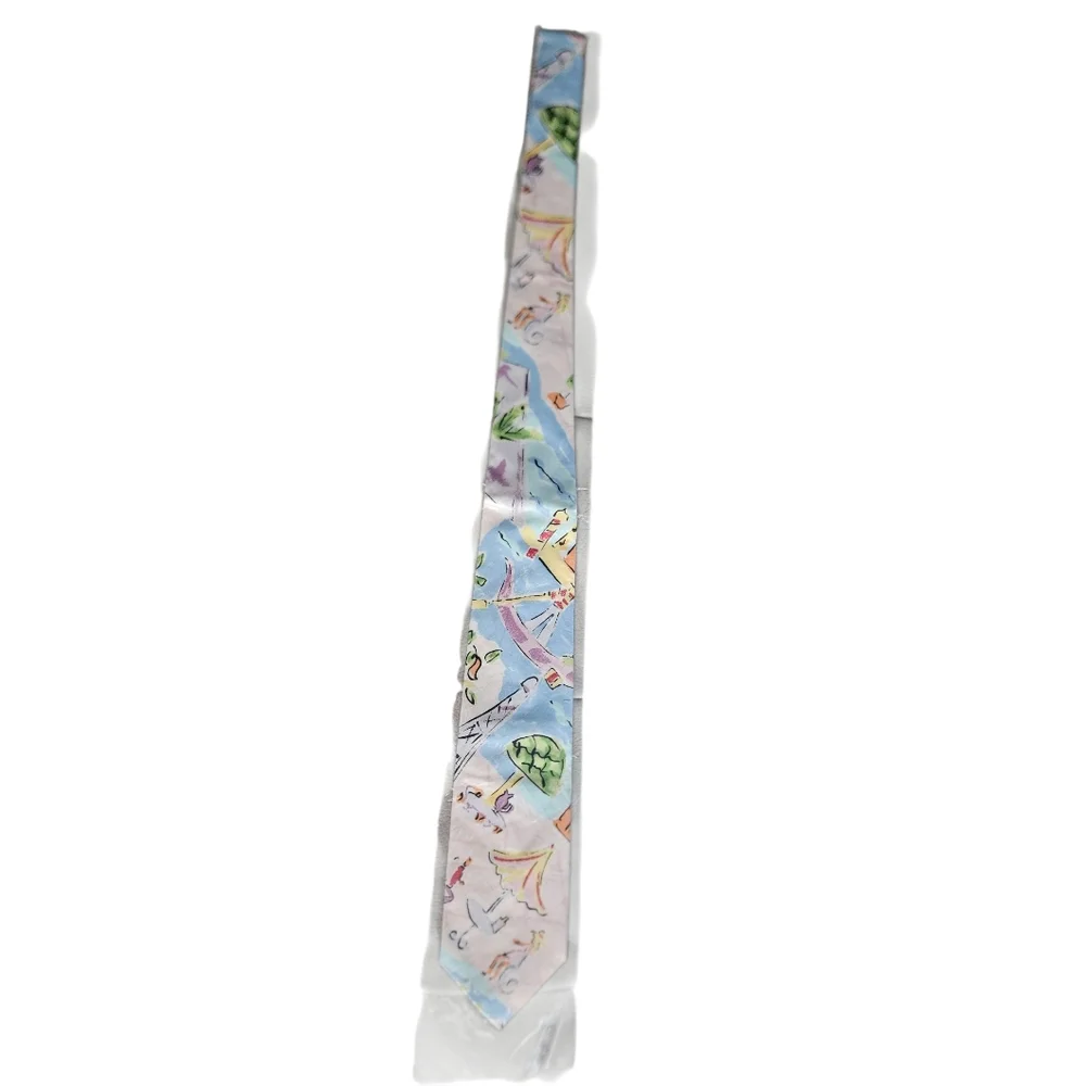 NWOT RARE PAMELA FERRARI Venice Scenes Italian Cotton Tie | SZ 58